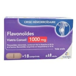 FLAVONOIDES 1 000MG VIATRIS CPR 18 — Pharmacie Lamarck