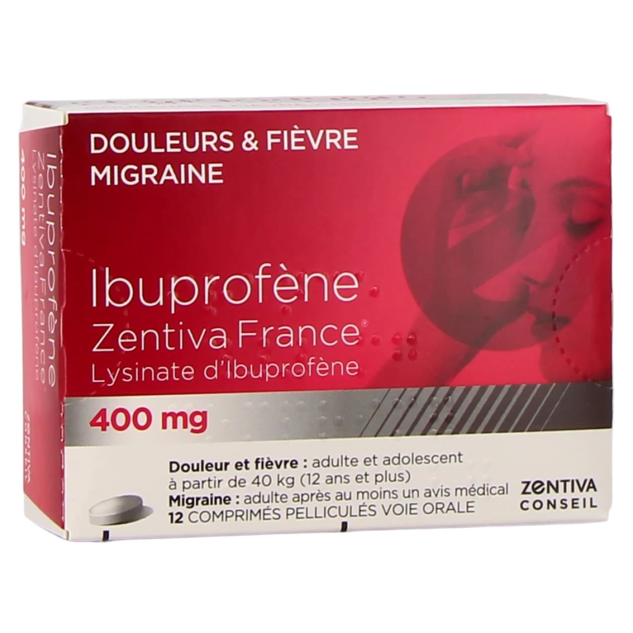 IBUPROFENE 400MG ZTV FRANCE CPR 12 — Pharmacie SO OUEST
