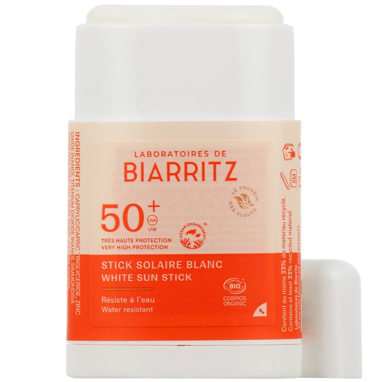 LDBIARRITZ SPORT STICK SOL 50+ BLC — Pharmacie Lillenium Lille by Nexum