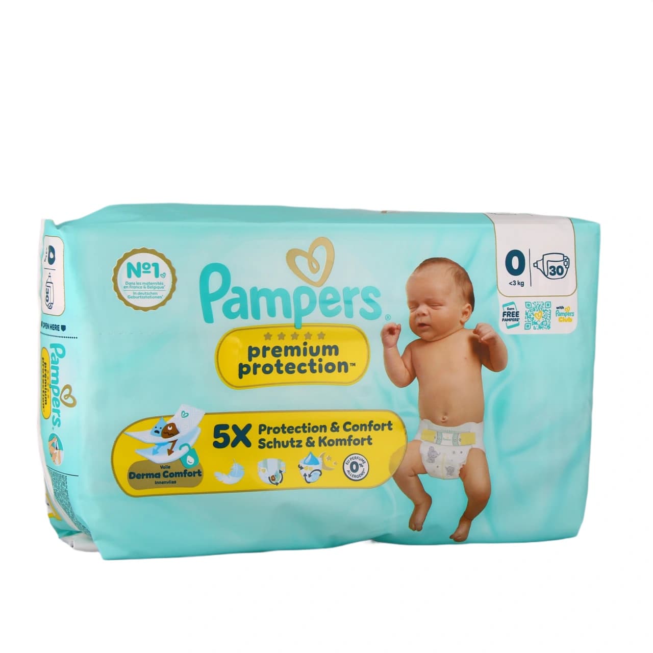 COUCH PAMPERS PREM PROT MAXI T5 80 — Pharmacie Sainte-honorine / la cité