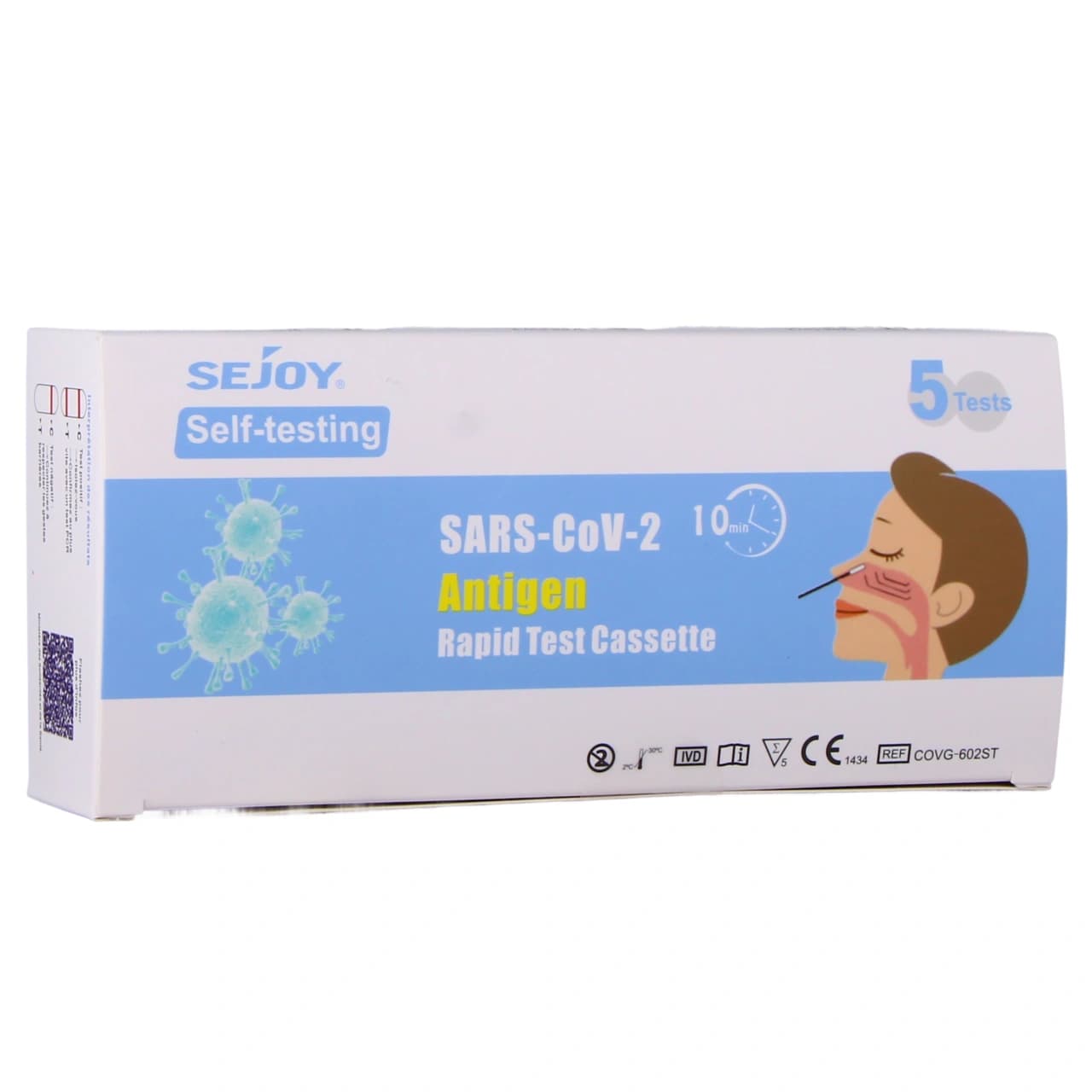 SEJOY AUTOTEST SARS COV2 AG X5 — Pharmacie de Venoix