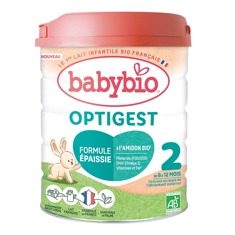 BABYBIO 2AG OPTIGEST LAIT BIO 800G — Grande Pharmacie de la Gare - Sartrouville