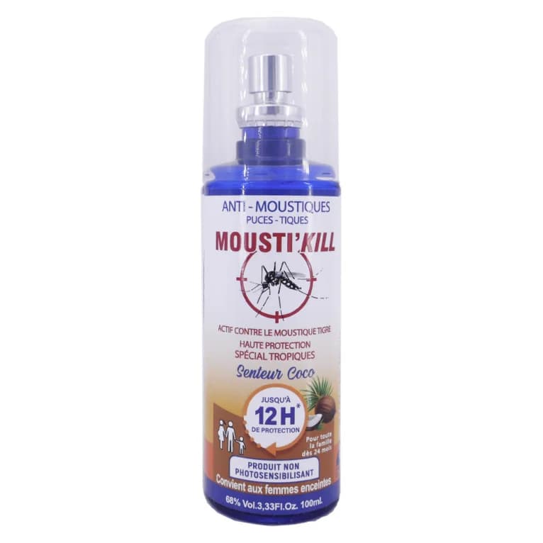 MOUSTI'KILL A/MOUSTIQ COCO 100ML — Pharmacie de Bois Lemaitre - Marseille