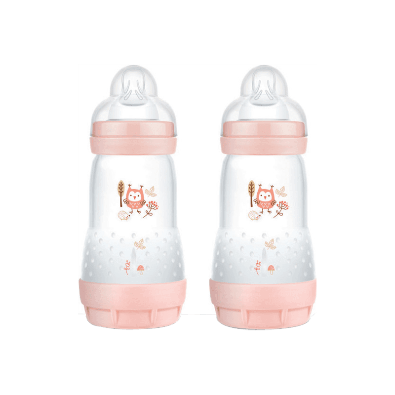 MAM BIB E ST A/COL BLUSH D2 260ML2 — Pharmacie Fellous
