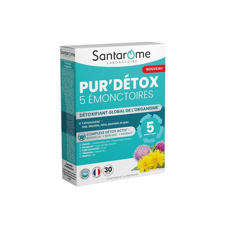 SANTAROME PUR'DETOX GELUL 30 — Pharmacie du Pilori