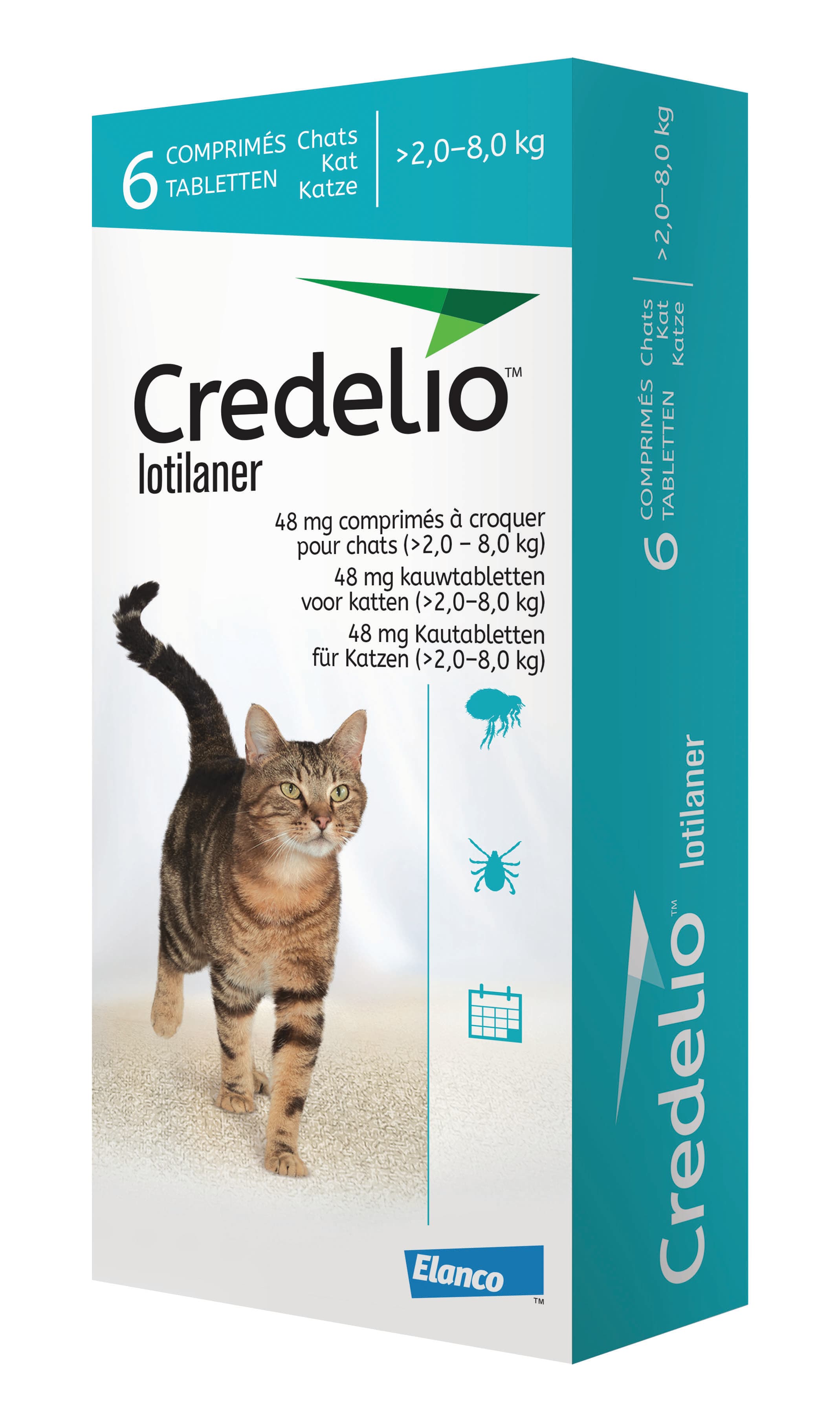 CREDELIO 48MG CPR CHAT 2 8KG 6 — Pharmacie Lafayette de Roubaix