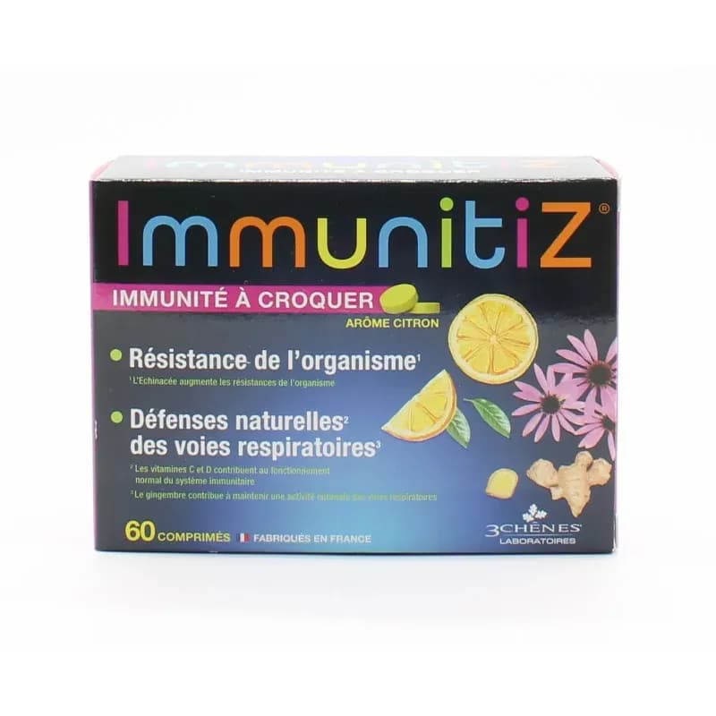 3 CHENES IMMUNITIZ CPR A CROQ 60 — Pharmacie Tocaven - Bordeaux