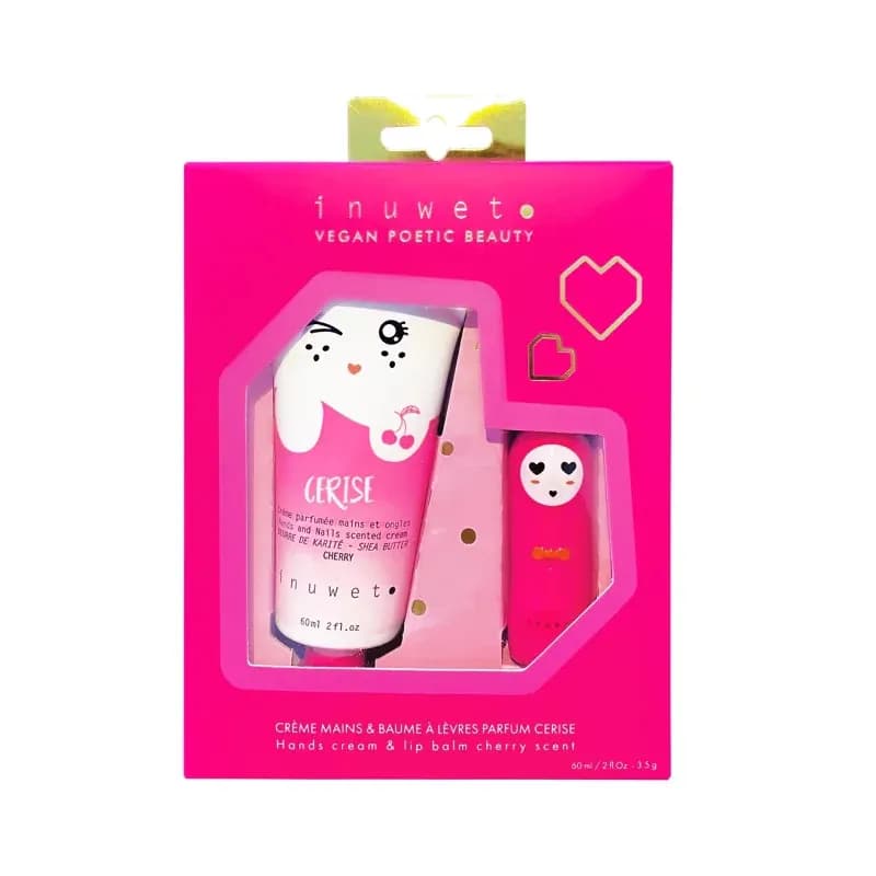 Inuwet Creme Mains Cerise 60ml + Baume A Levres 3g5 — Pharmacie Allauch Village