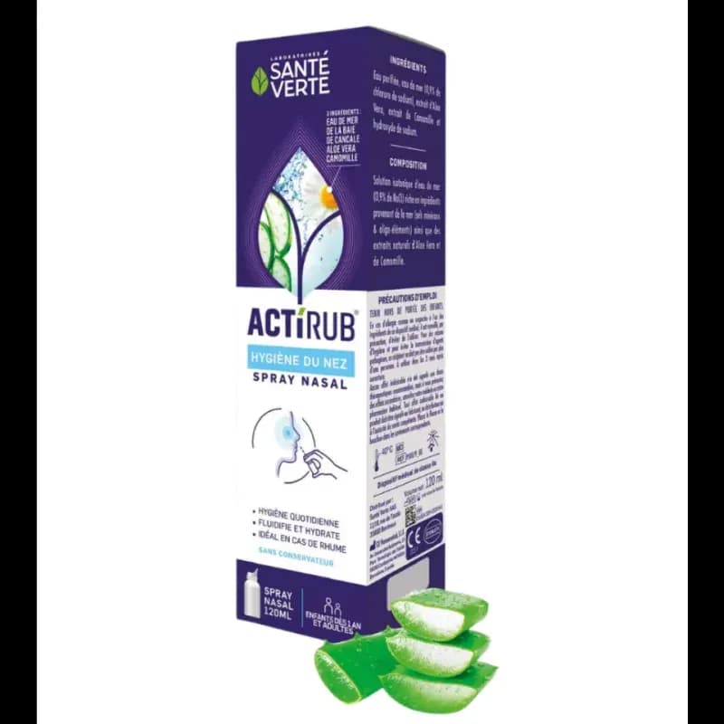 ACTIRUB SANTE VERTE SPR NAS 120ML — Pharmacie Cannes Riviera