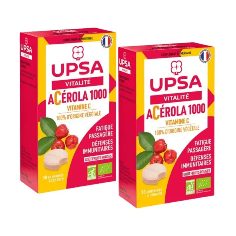 ACEROLA 1000 UPSA LOTX2 — Pharmacie Lafayette Bordeaux