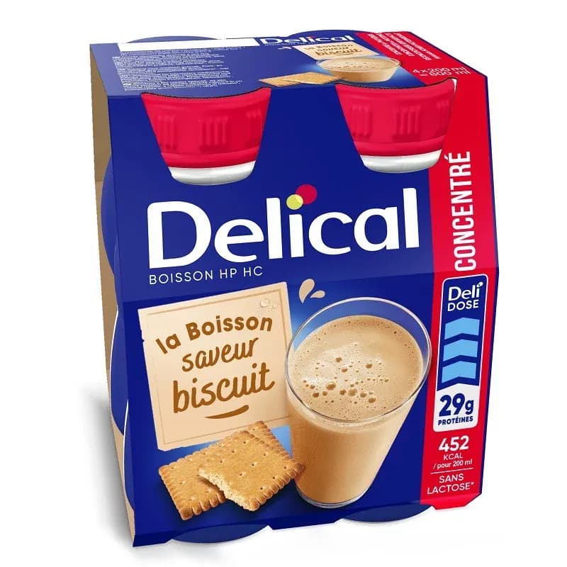 DELICAL BOISS HP HC BISCUIT 4X200ML — Pharmacie Allauch Village