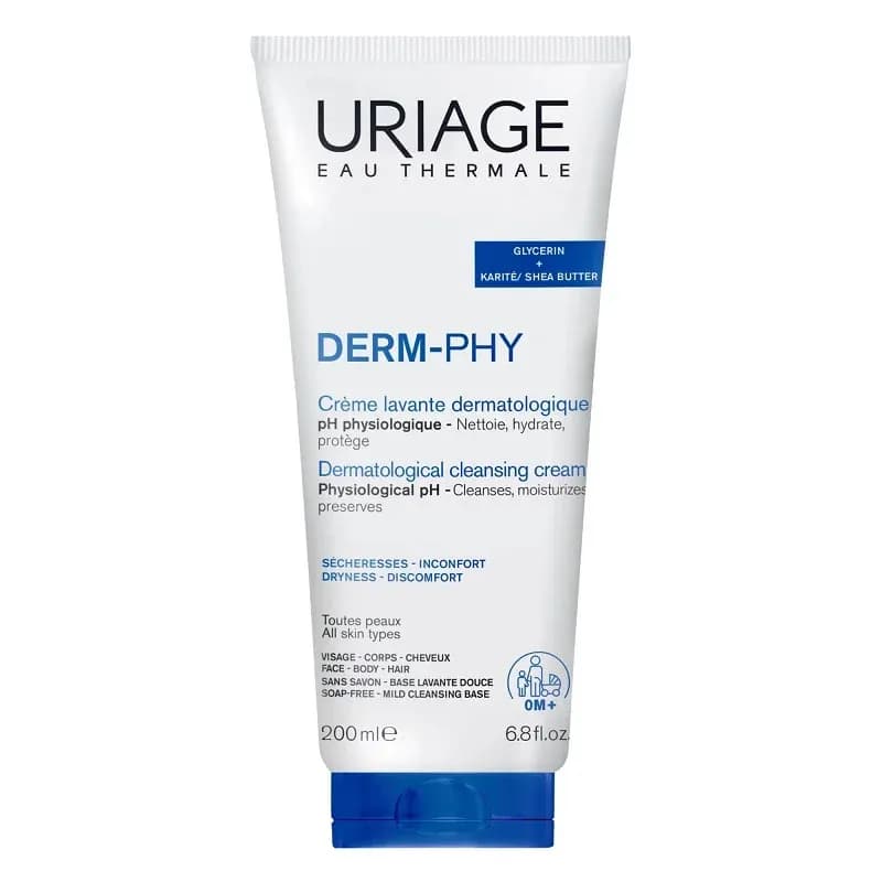 URIAGE DERM PHY CR LAVANTE 200ML — Pharmacie Lafayette Daloy