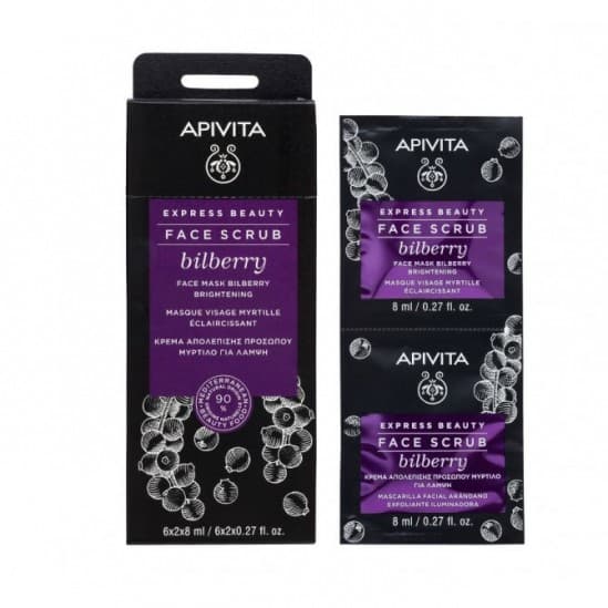 APIVITA GOMMAGE EXPRESS MYRTILLEX2 — Pharmacie Du Vieil Abreuvoir