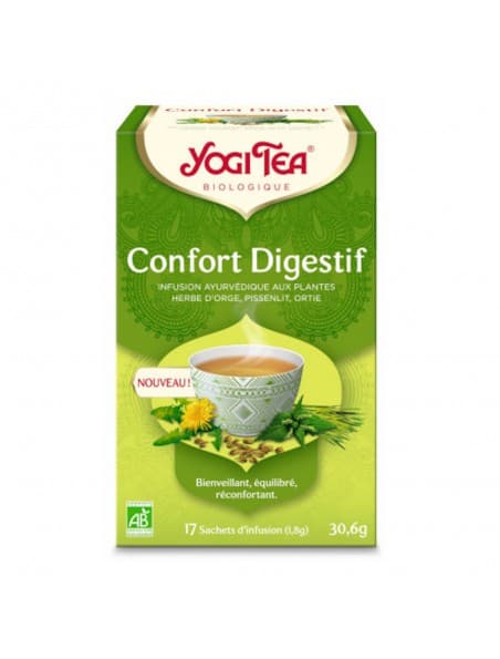YOGI TEA CONFORT DIGESTIF SACH 17 — Pharmacie de la Galoppaz