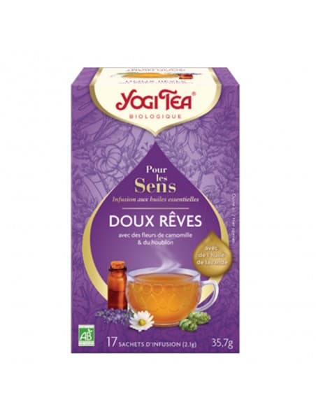 YOGI TEA DOUX REVES BIO 35,7G — Pharmacie de la Galoppaz