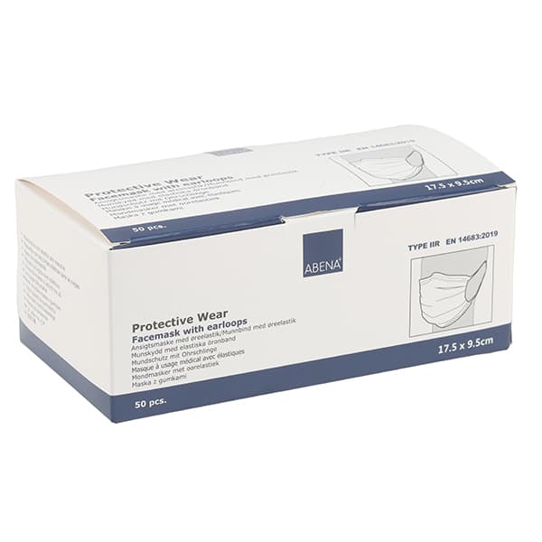 ABENA MASQ CHIR BLEU TYPE2 X50 — Pharmacie Normande