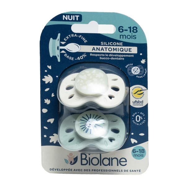 BIOLANE SUCET ANAT NUIT 6 18M V B2 — La Grande Pharmacie Moderne