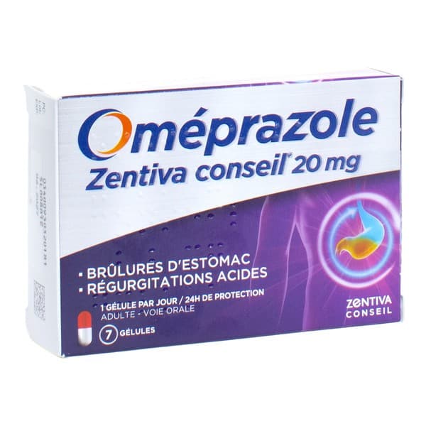 OMEPRAZOLE 20MG ZTV CONS GEL 14 — La Grande Pharmacie du Bac