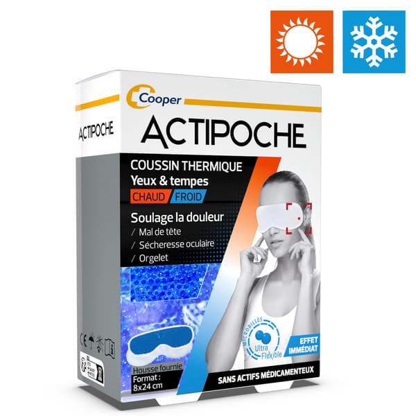 ACTIPOCHE COUSSIN THERM YEUX TEMPE — Pharmacie Royale - Saint-Cloud