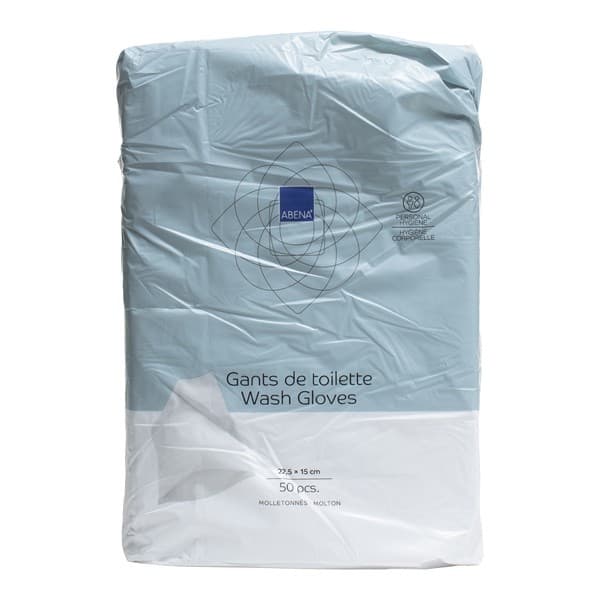 ABENA GANT TOILET MOLLETONNE X50 — Pharmacie Européenne 24/24 de la place de clichy