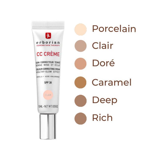 ERBORIAN CC CREME PORCELAINE 40ML — Pharmacie Bourg Achard