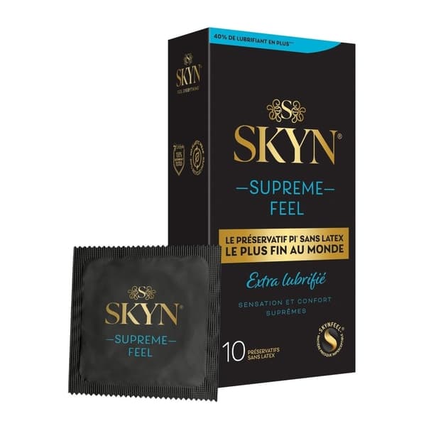 PRESERV SKYN SUPR FEEL EXT LUB 10 — Pharmacie Saint-Ferdinand