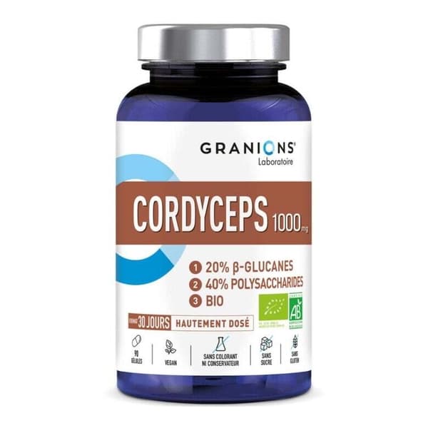 GRANIONS CORDYCEPS BIO GELUL 90 — Pharmacie Jeanne