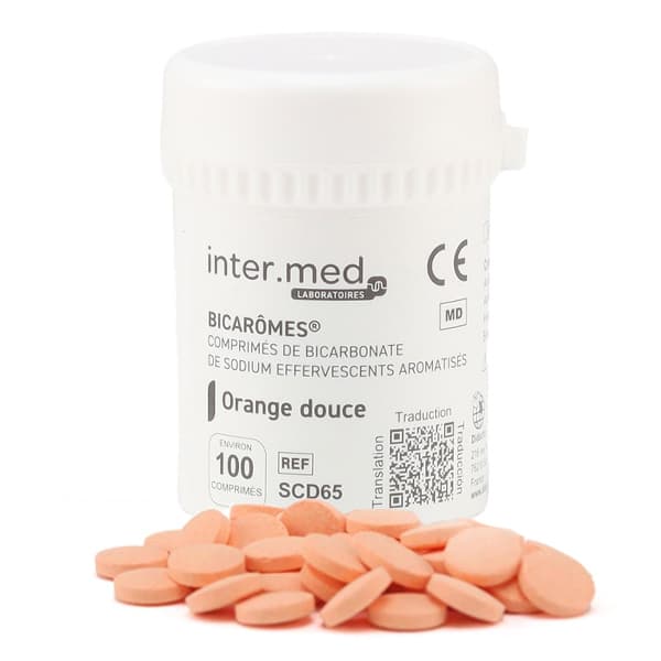 BICAROMES BICARBONATE SOD CPR 100 — Pharmacie Normande