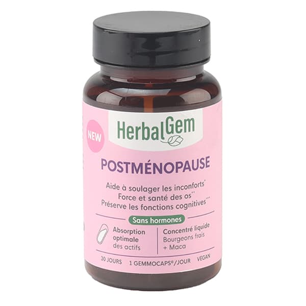 HERBALGEM GEMMOCAPS POSTMENOPAUS30 — Pharmacie de Norelan