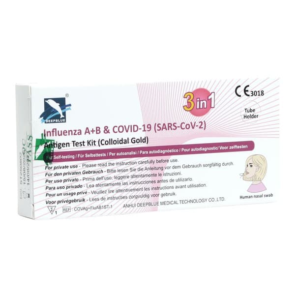 DEEPBLUE AUTOTEST COVID19+GRIPPE — Pharmacie Saint Agricol