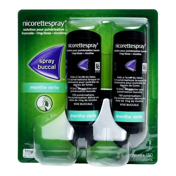 NICORETTESPRAY MV 1MG/DOSE SOL FL2 — Pharmacie Pharmavance Beaubourg