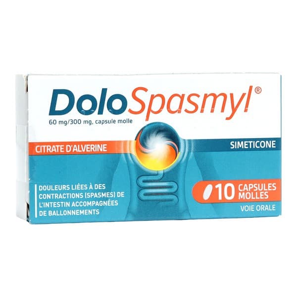 DOLOSPASMYL 60MG/300MG CAPS 10 — Pharmacie Principale de Malakoff