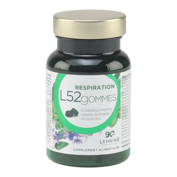 LEHNING L52 RESPIRATION GOMME 45 — Pharmacie Cannes Riviera