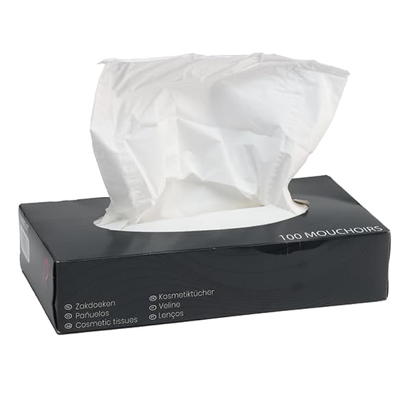 MOUCHOIR BLANC 100 PIECES — Pharmacie Fellous