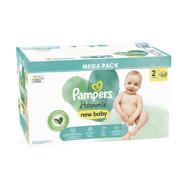 PAMPERS COUCHES HARMONIE T1 2-5KG — Pharmacie des Mèches