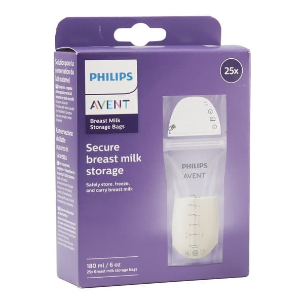 AVENT SACHET CONSERVATION LAIT 180ML X25 — Pharmacie Parc Lann