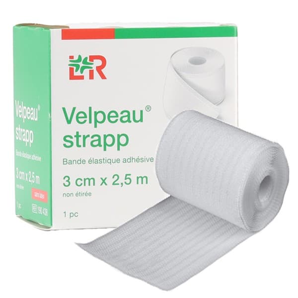BDE VELPEAUSTRAPP 2,5M X3CM — Pharmacie de la Rocade - Annecy