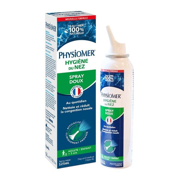 PHYSIOMER SPRAY DOUX 125ML — Pharmacie Lamarck