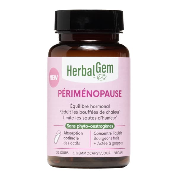 HERBALGEM GEMMOCAPS PERIMENOPAUS30 — Pharmacie St Honoré - Amiens