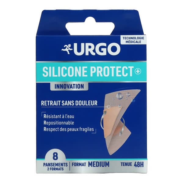 URGO PANS SILICONE PROTECT+ LARG 5 — Pharmacie Europe Poitiers