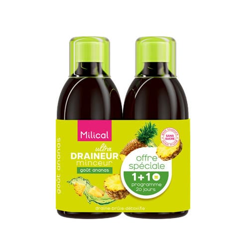 MILICAL DRAIN ULTRA ANANAS 500ML 2 — Pharmacie de Vienne Blois