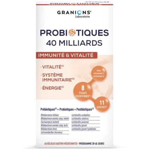 GRANIONS PROBIO IMMUNITE GELUL 40 — Pharmacie Jeanne