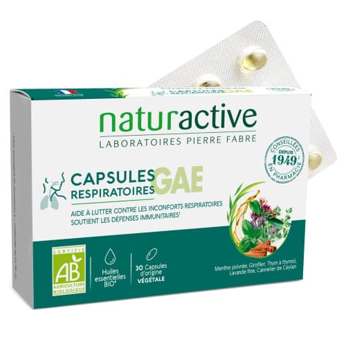 NATURACTIV RESPIR GAE BIO CAPS 30 — Pharmacie Cannes Riviera