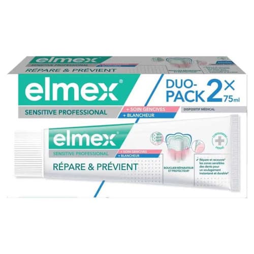 ELMEX DENT SENS PRO GENC BLA75MLX2 — Grande Pharmacie du Pont Suresnes