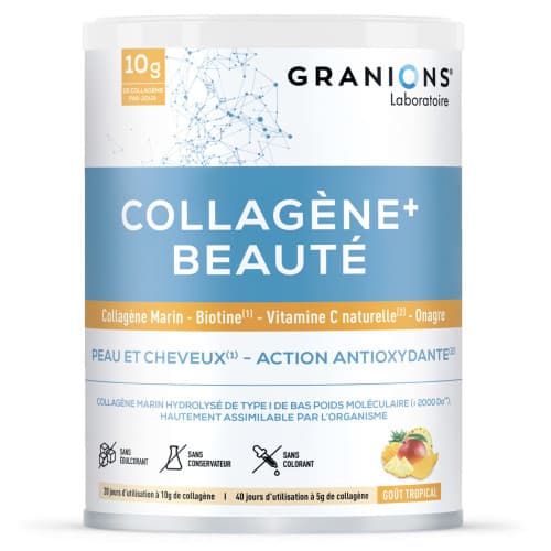 GRANIONS COLLAGENE+ BEAUTE TROPIC — Pharmacie Lafayette Daloy