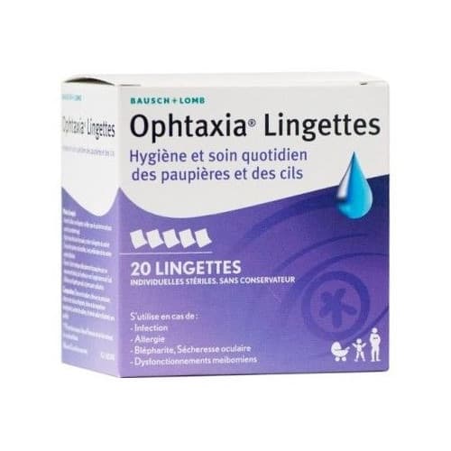 OPHTAXIA LINGETTE X20 — Pharmacie Pharmavance Saint Ouen