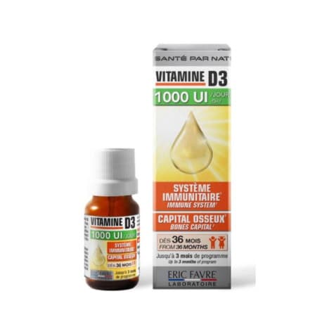 ERIC FAV VITAMINE D3 CPTT GTT 20ML — Pharmacie SO OUEST