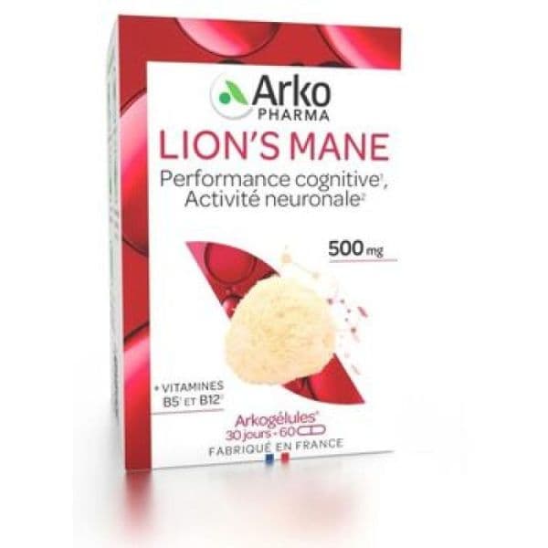 ARKOGELULES LION'S MANE 60VG — Pharmacie Fellous