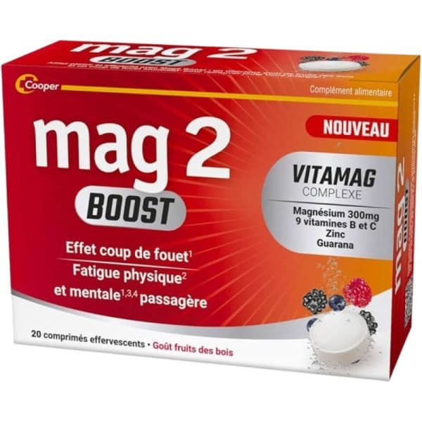 MAG 2 BOOST CPR EFF 20 BRD — Pharmacie Pharmavance Saint Ouen