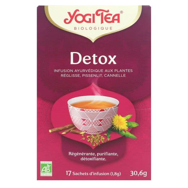 YOGI TEA DETOX SACH 17 — Pharmacie Lafayette Bordeaux